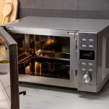 Мікрохвильова піч Cecotec GrandHeat 2010 Flatbed Steel: 20 л, 700 Вт, Grill 900 Вт, 9 функцій, Inox