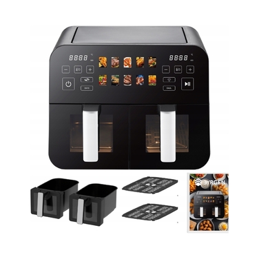 Аерофритюрниця Byrgen AirChef TwinZone 2400 Вт, 9 л