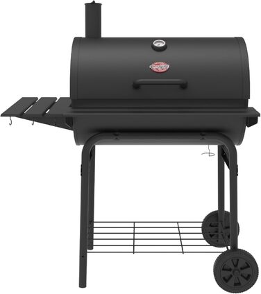 CHAR-GRILLER E2827 Pro Deluxe Charcoal Grill, black