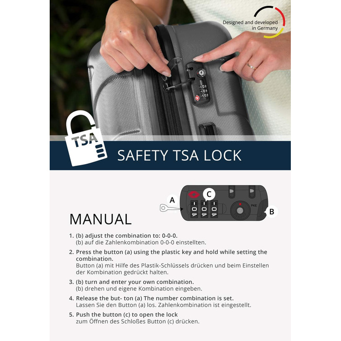 Чохол-валіза Suitline з жорстким корпусом, XL, 76 см, 96-110 літрів, ABS матовий, з TSA замком