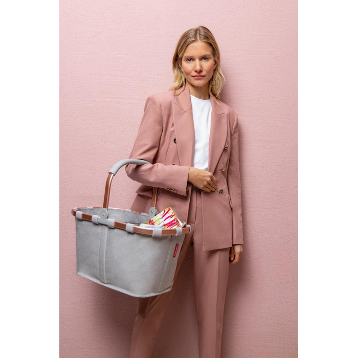 Сумка-шопер Reisenthel CarryBag Twist Sky Rose – містка та практична сумка з водонепроникним дизайном