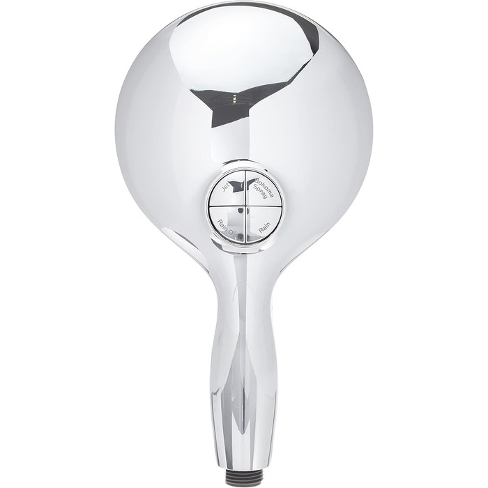 Grohe Vitalio Rain 130 Hand Shower with 4+ Spray Types, Chrome 26107000 Hand Shower - Shower Head 13 Cm - 9.5 L/Min Diameter 130mm