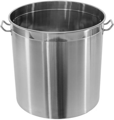 XXL Stainless Steel Cooking Pot available in 5 sizes: 20L, 30L, 45L, 70L, 95L (35x35cm = 30L)