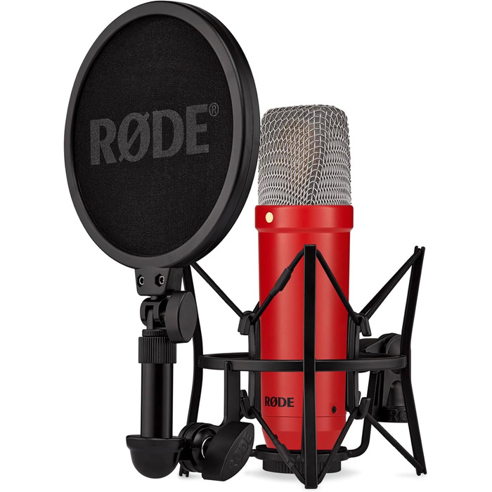 Конденсаторний мікрофон RØDE NT1 Signature Series: для запису вокалу, музики та стрімінгу