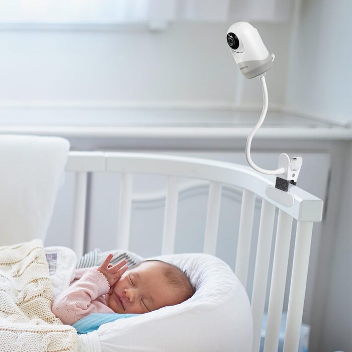 Кріплення для дитячого монітора HOLACA сумісне з HelloBaby HB40/HB65/HB66/HB6339/HB6336/HB6351/HB6550 та Blemil BL9052-2. Кріплення з 1/4-дюймовою різьбою, кліпса.