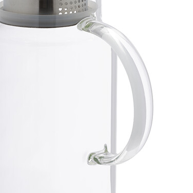 Relaxdays Glass Giraffe with Lid, 1.3 Liter