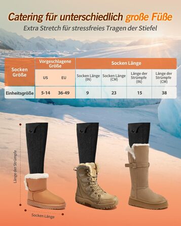 Гріючі шкарпетки 2026 Upgraded, 5000mAh*2, 3 режими нагріву, 360° нагрів, чорні, для жінок та чоловіків, для катання на лижах, полювання, походів