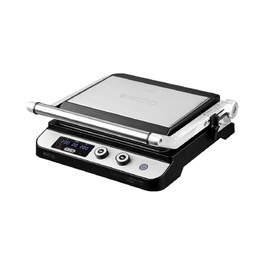 Електричний контактний гриль ECG KG 1000 Gourmet, сріблястий, 2000 Вт