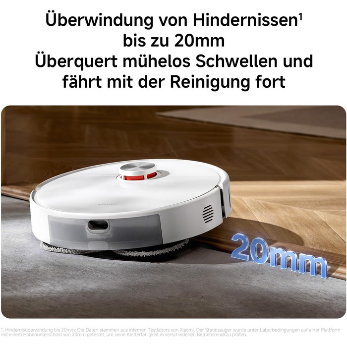 Робот-пилосос Xiaomi Vacuum S40 Pro з базою самоочищення, потужність всмоктування 10 000 Па