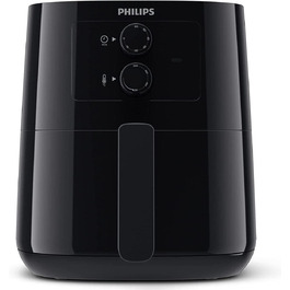 Фритюрниця без олії Philips Essential Airfryer 4,1 л, чорна, Rapid Air, контроль температури, додаток HomeID