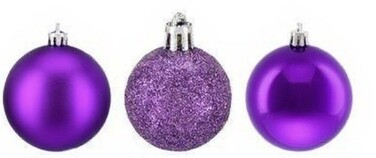 Relaxdays Set of 138 Christmas Baubles
