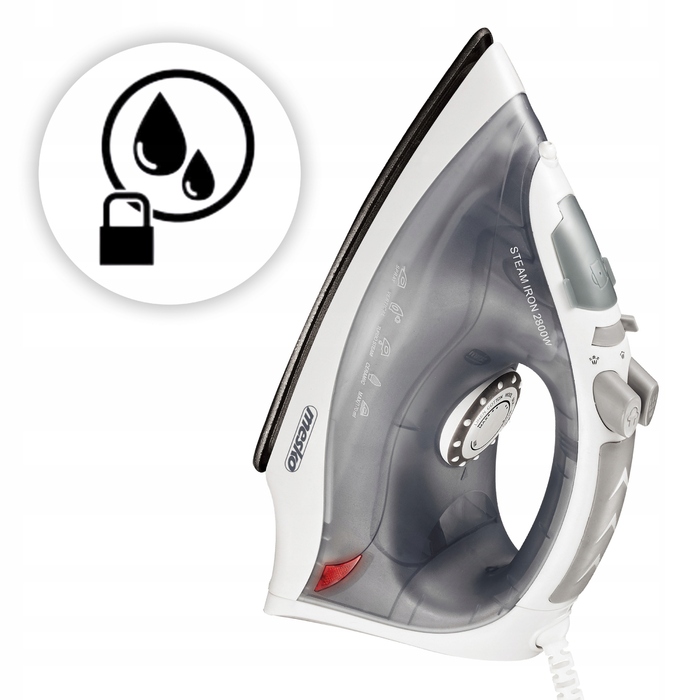 Парова праска Mesko Ceramic Anti Calc Anti Drip Strażak, 2800 Вт