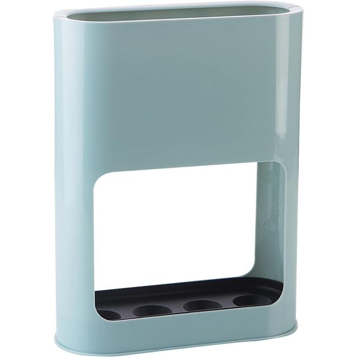 Підставка для парасольки з знімною підставкою для збору води, пластикова підставка для довгих/коротких парасольок, полиця для зберігання в приміщенні, блакитна