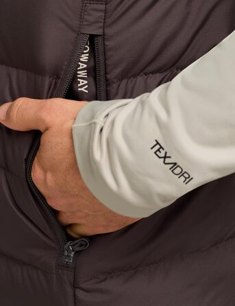 Жилет чоловічий Jack Wolfskin Ather Down M Rds, пісочний (XL)