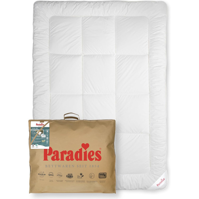 Зимова ковдра PARADIES Avera Bio 135x200 см, лиоцел, сертифікат Öko-Tex 100, стьобана ковдра для зими