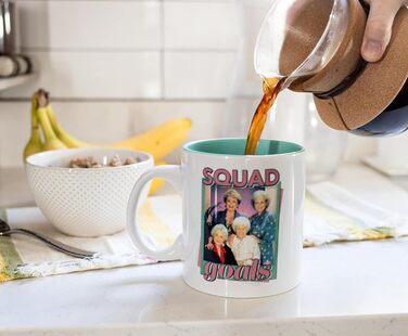 Silver Buffalo The Golden Girls Squad Goals Ceramic Mug | Holds 20 Ounces