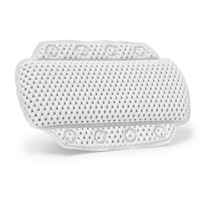Relaxdays Neck Pillow Bathtub White