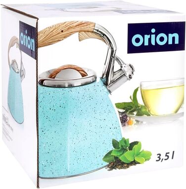 ORION GROUP Kettle | 3 L | Automatic Modern Whistling Kettle Water Boiler | For Gas and Induction (Blue)