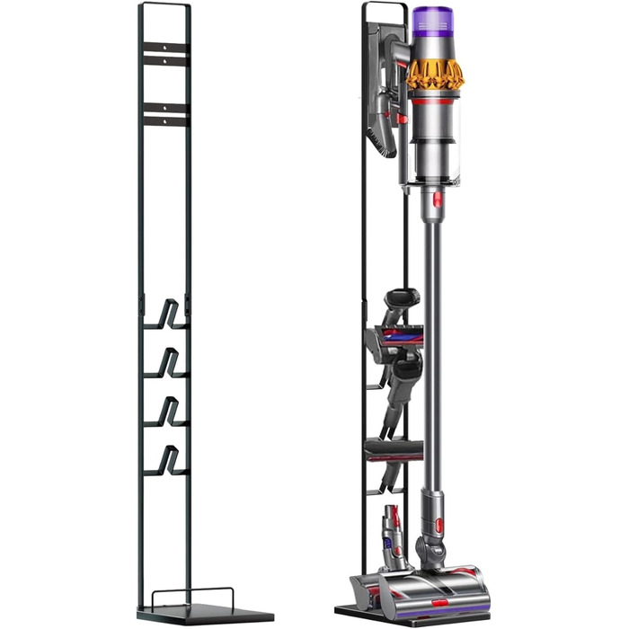 Dyson Vacuum Stand - Compatible with Dyson V15, V12, V11, V10, V8, V7, V6 & DC58, DC59, DC62, DC74 Vacuum Cleaners - Organizer Holder Rack