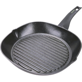 Moneta Nova Grill Pan 28 cm, Aluminum, Black
