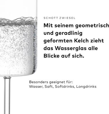 Набір келихів для білого вина Schott Zwiesel Modo (4 шт.), Німеччина. Tritan-кришталь, миючі в посудомийній машині.