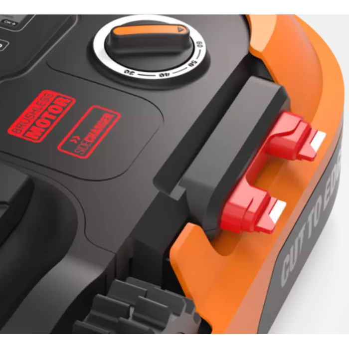 Робот-газонокосарка WORX Landroid M700 Plus WR167E (4Ah, 20V) для площі до 700 м², до 160 хв роботи