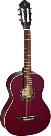 Гітара Ortega 3/4 Konzert Family Series – Fichte, Махагоні, Вишневий колір – з чохлом Gig Bag (R121-3/4WR)
