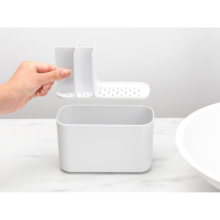 Органайзер для ванної Brabantia Renew, пластик, білий, універсальний розмір