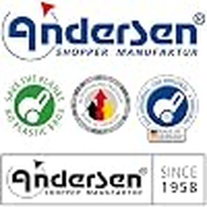 Сумка-візок для покупок ANDERSEN Scala Shopper Duko, 36 л, водовідштовхуюча, складана, з безшумними колесами (Чорна)
