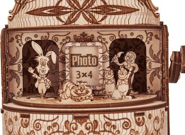 Дерев'яна шкатулка-музика Wood Trick Fairy Theatre з феями, 3D-пазл для дорослих і дітей, конструктор DIY, подарунок на день народження