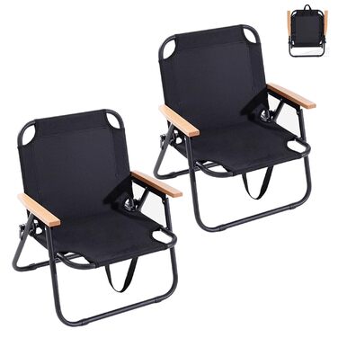 Кемпінговий стілець складний, камуфляжний, 225 кг, Oxford, для риболовлі, пікніка, подорожей - Green/Black