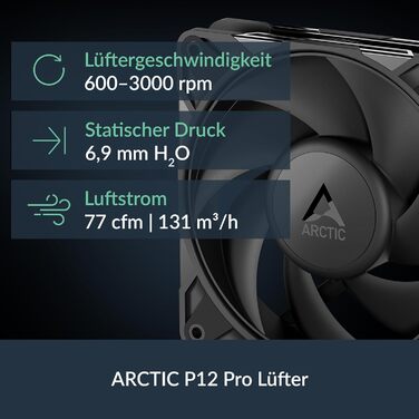 ARCTIC Liquid Freezer III Pro 360 - Світлодіодна рідинна система охолодження ПК, AIO, 3x120 мм, радіатор 38 мм, PWM-насос, вентилятор VRM, AMD AM5/AM4, Intel LGA1851/1700, чорний
