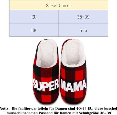 Тапочки жіночі зимові подарунок для жінок, теплі, м'які, з плюшу, антиковзкі, кумедні (40/41 EU, багато кольорів, Найкраща Мама)