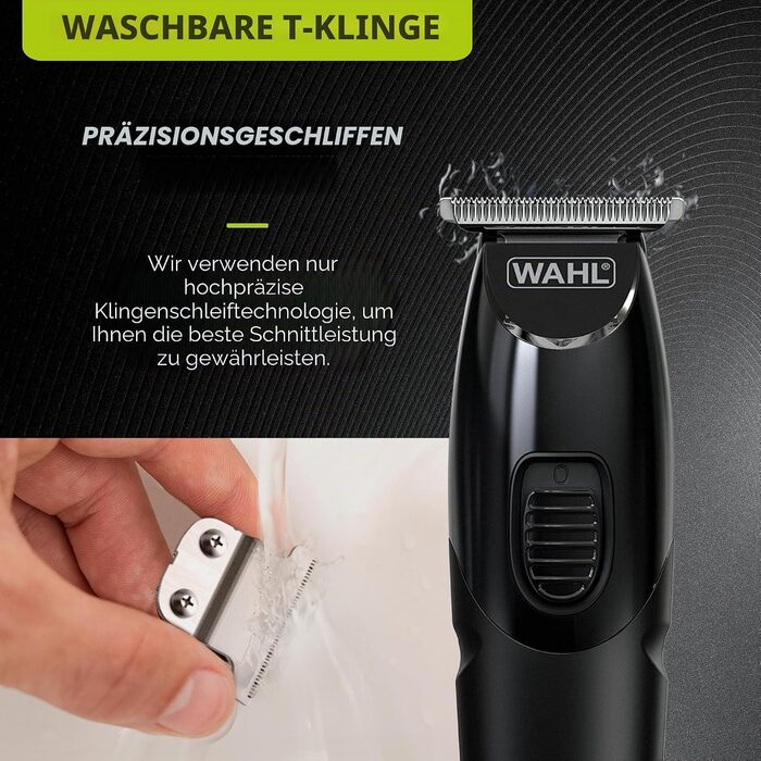 Триммер WAHL All in One для волосся, бороди, вух, носа та тіла. Акумуляторний, мийні насадки, 0.5-25 мм, 210 хв роботи