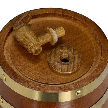 Relaxdays Whisky Barrel Wood 1.25 Liter