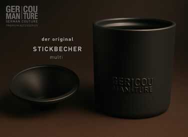 Попільничка для IQOS ILUMA PRIME, TEREA, Heets, Glo Hyper Pro Air, Ploom X evo - German Couture Keramik (Чорний, Багатобарвний)