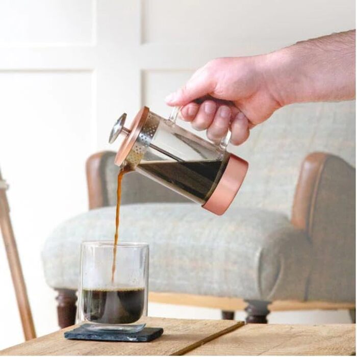 Френч-прес Barista & Co Core 1 л, скло та нержавіюча сталь, бірюзовий
