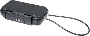 Портативний сейф HMF 318-02 з кодовим замком, вологостійкий міні-сейф з мотузкою, 23,5 x 14,5 x 5,8 см