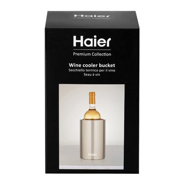 Охолоджувач для вина Haier Premium Collection - нержавіюча сталь, для дому та свят