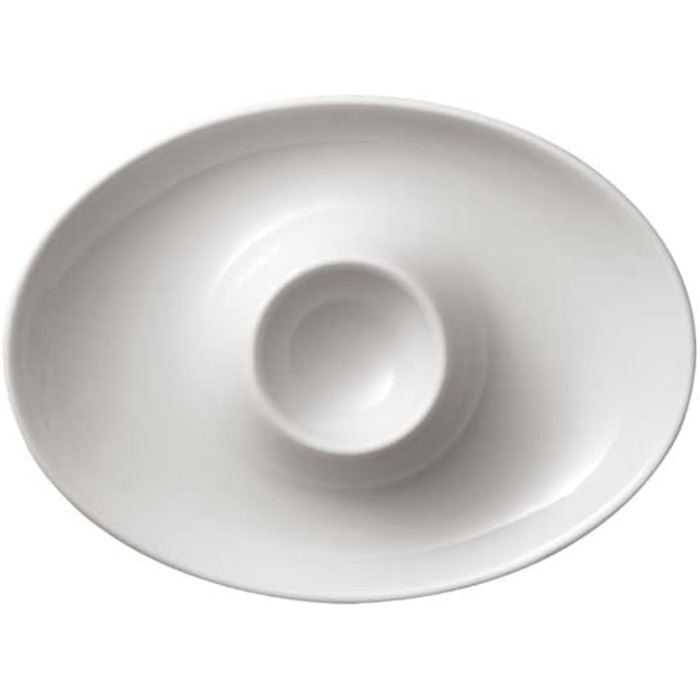 Villeroy & Boch - For Me Egg Cups, beautifully shaped egg cups made of premium porcelain for every occasion, dishwasher-safe, white