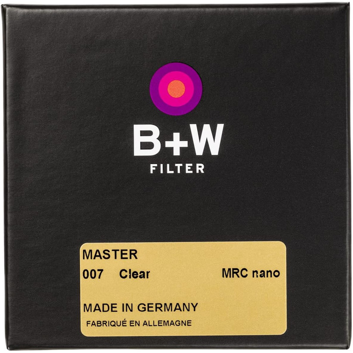 Фільтр захисний B+W MRC Nano Master 72mm, Slim, Преміум-якість (16 шарів покриття)