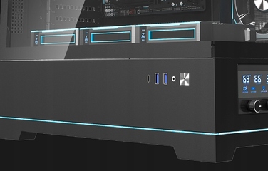 Ігровий корпус DarkFlash DY451L PRO ATX Midi Tower, загартоване скло, ARGB