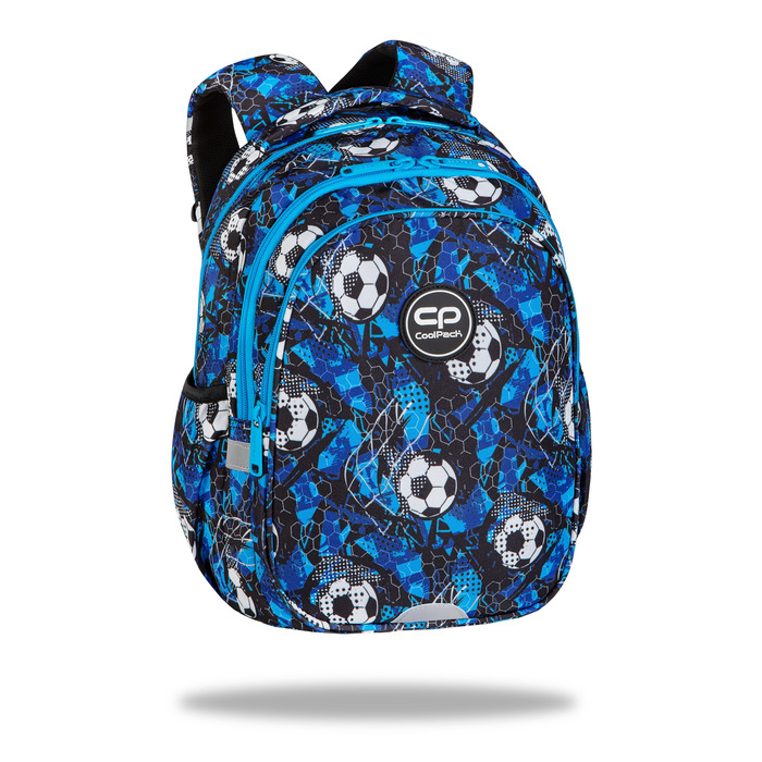 Багатовідсінковий шкільний рюкзак CoolPack (білий, чорний, синій), 21 л