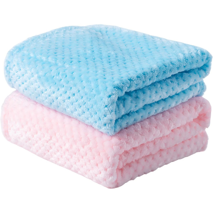 SLSON Деки для собак та котів, м'які двосторонні, 70x100 см (блакитний та рожевий)