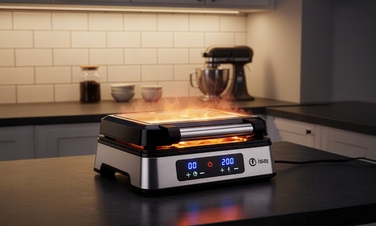 Вафельниця ISAJ 3024, 2200 Вт, срібляста