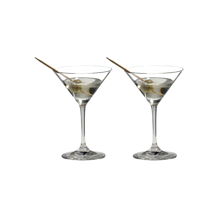 Набір келихів Riedel Vinum Martini (2 шт.), кришталеве скло, для коктейлів, стійке до миття в посудомийній машині, 6416/77 Elegant