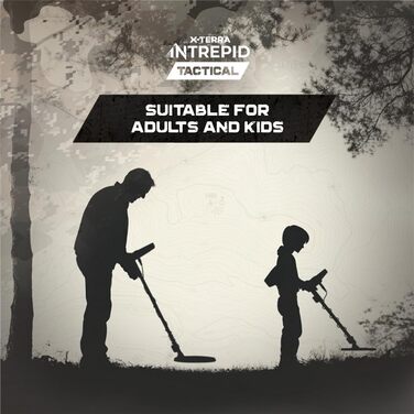 Металодетектор Minelab X-Terra Voyager - професійний, для дорослих, водонепроникний, 4 режими, з навушниками, рюкзаком та лопатою (ліс, зелений)