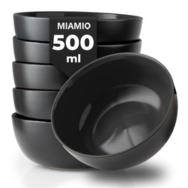 Набір мисок Miamio Le Papillon, 6 шт по 600 мл: для смузі, салатів, супів | 600 мл