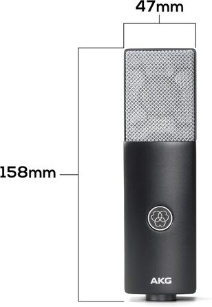 Мікрофон конденсаторний AKG C114 – професійний студійний мікрофон з великою діафрагмою для вокалу та інструментів