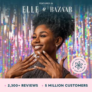 SUNUV LED лампа для гелевих нігтів - швидкий сушар з таймером, LCD-дисплеєм та інфрачервоним сенсором (рожевий)